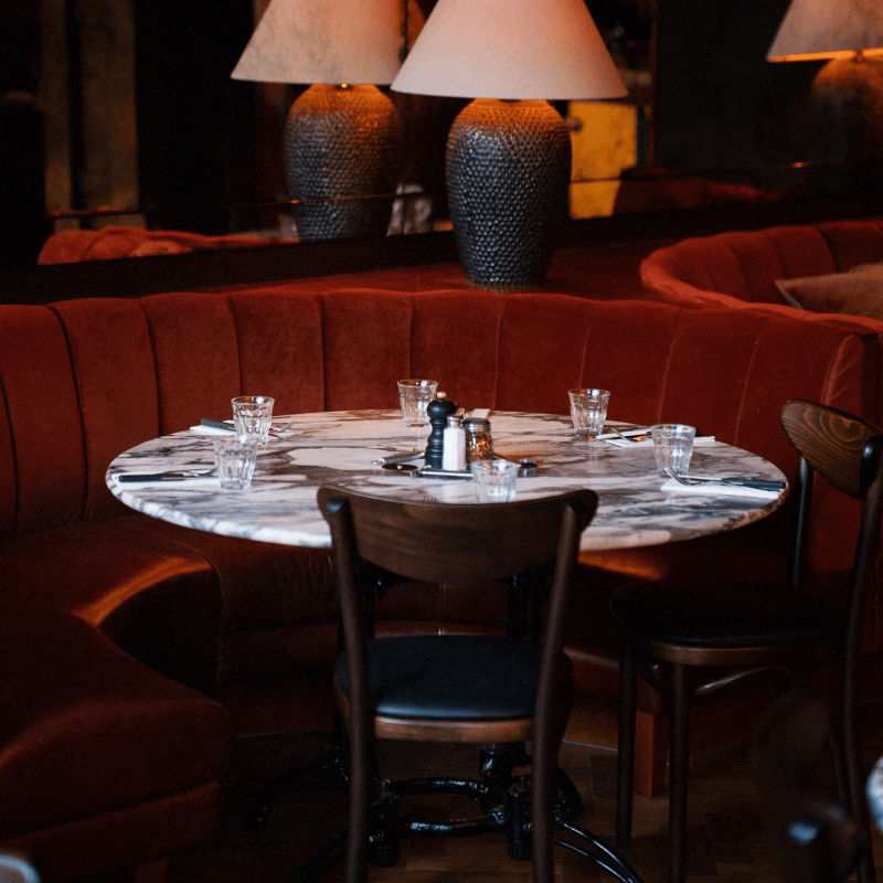 Bosca Curved Booth Seating