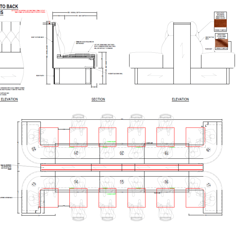 Ivy Nottingham CAD seating design