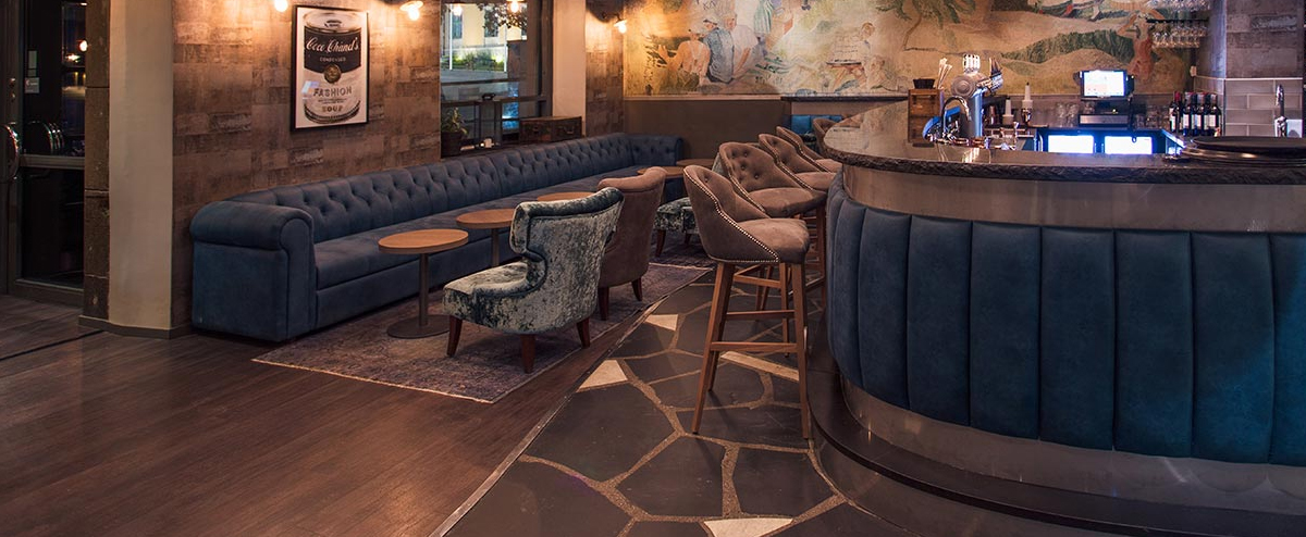 Industrial Restaurant Banquette Seating