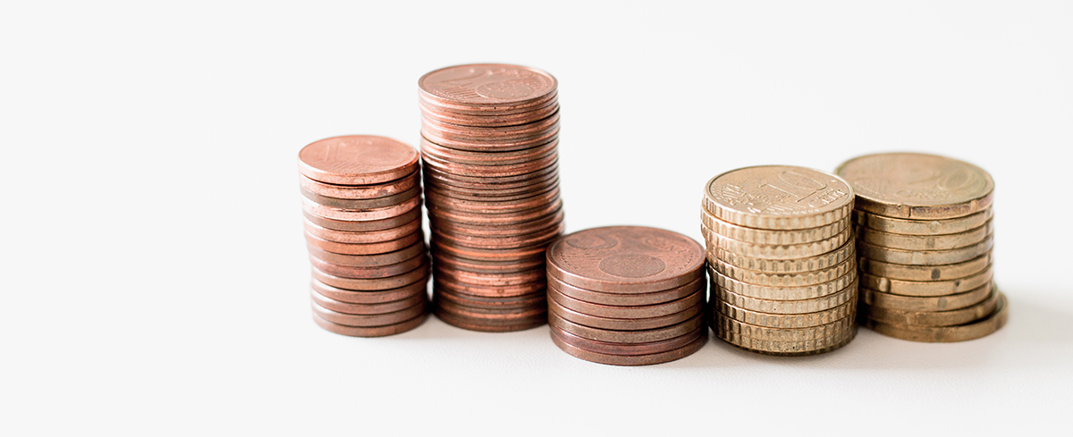 stack of coins