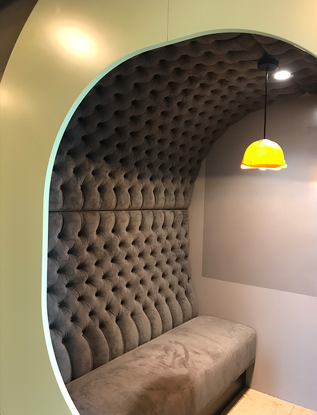 Bespoke pod breakout seating