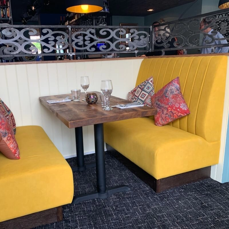 Dickys Bar & Brasserie Bespoke Bar Seating