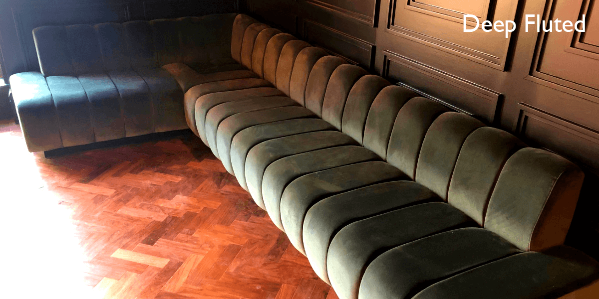 Deep Fluted Banquette
