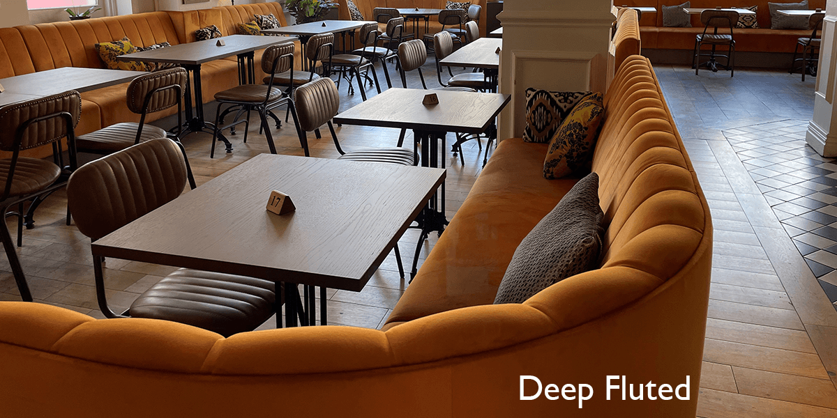 Deep Fluted Banquette 6