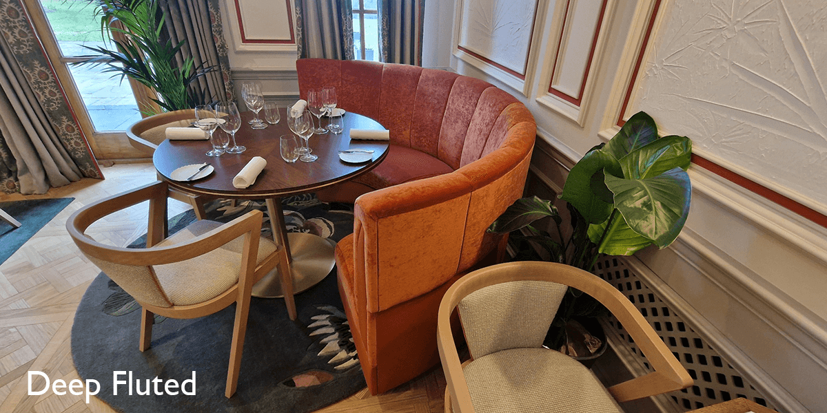 Deep Fluted Banquette 7