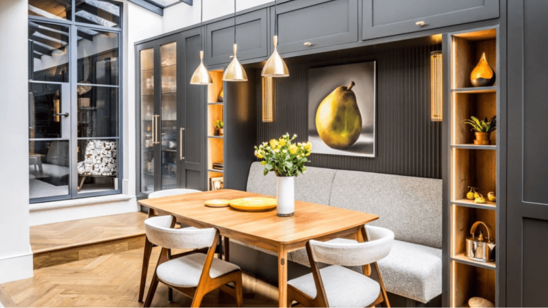 Kitchen Seating | Plain Back Style Seating